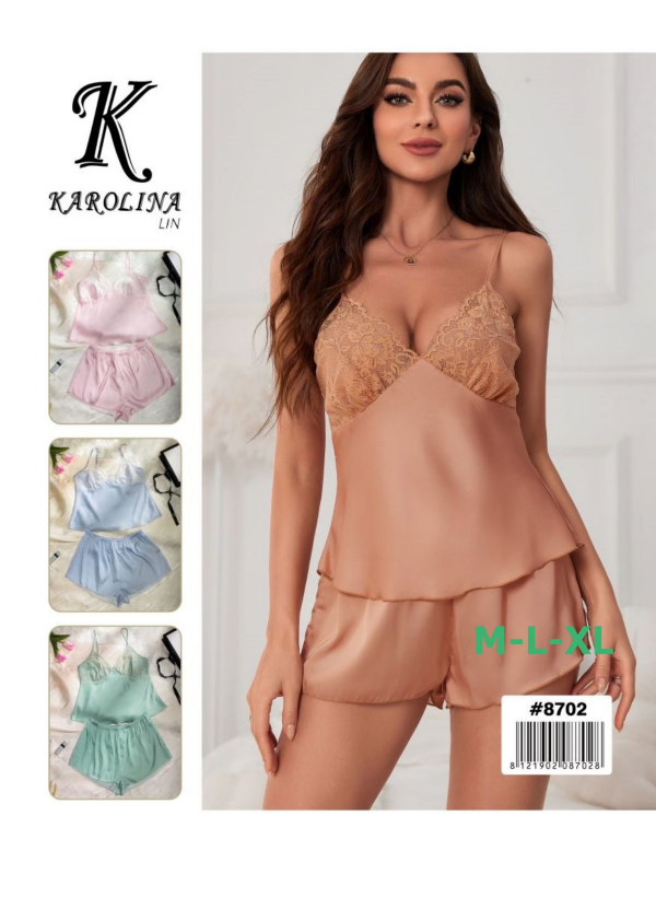 Piżama damska Roz M-L-XL, Mix kolor Paczka 12 szt
